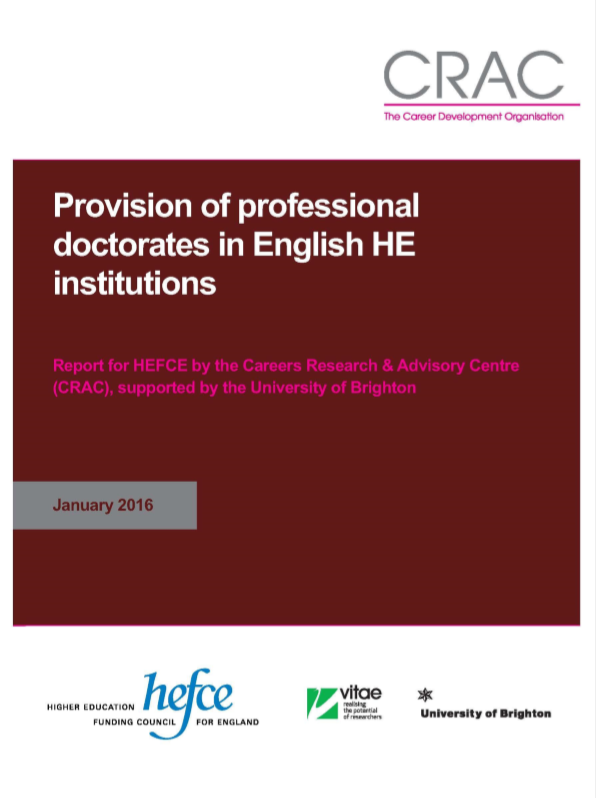 Provision of Professional Doctorate programmes in English HE institutions
